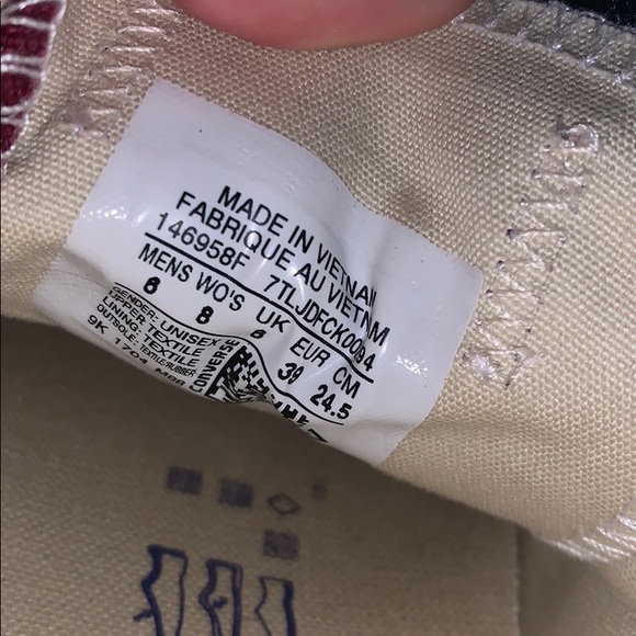 Maroon Converse - Picture 3 of 3